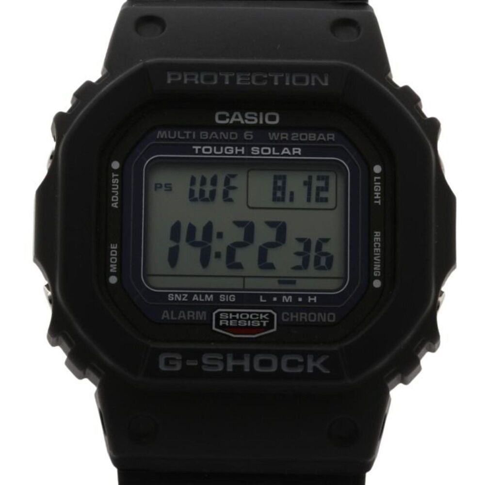 CASIO G-SHOCK DIGITAL 5000 SERIES GW-5000U-1JF Black Stainless Steel/Resin Me...
